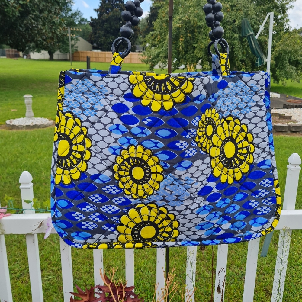 ANKARA FLORAL PRINT BAG